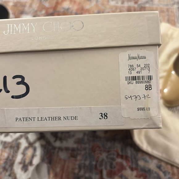 Patent Leather Nude Jimmy Choo - Picture 4 of 4